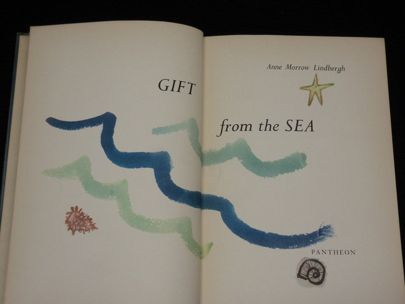1955 GIFT FROM THE SEA HARDCOVER BOOK BY ANNE LINDBERGH - KD 7309