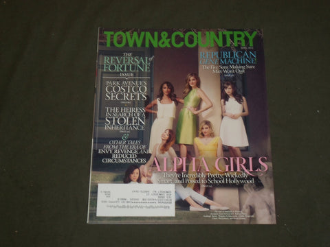 2012 APRIL TOWN & COUNTRY MAGAZINE - ALPHA GIRLS COVER - B 2375