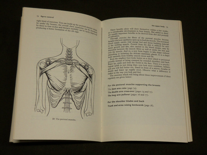 1964 FIGURE CONTROL BOOK BY ERIC TAYLOR - EXERCISE DIET POSE - J 6144
