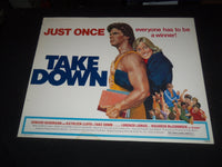 1979 TAKE DOWN 1/2 SHEET MOVIE POSTER - EDWARD HERRMANN, KATHLEEN LLOYD - P 303