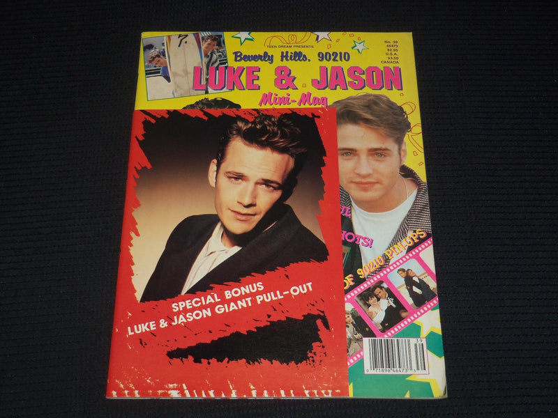 TEEN DREAM LUKE & JASON 90210 MINI MAG MAGAZINE - LUKE PERRY - E 14951