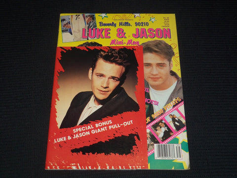 TEEN DREAM LUKE & JASON 90210 MINI MAG MAGAZINE - LUKE PERRY - E 14951