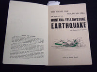 1960 STORY OF MONTANA - YELLOWSTONE EARTHQUAKE BY CHRISTOPHERSON - J 8726