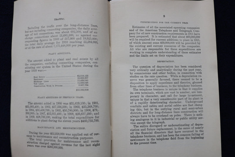 1910 AMERICAN TELEPHONE & TELEGRAPH COMPANY ANNUAL REPORT - K 1477