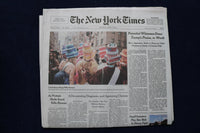 2024 APRIL 1 NEW YORK TIMES - POTENTIAL WITNESSES DRAW TRUMP'S PRAISE, OR WRATH