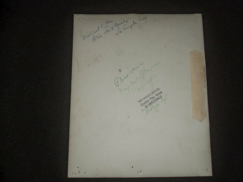 1950'S MARGARET O'BRIEN AUTOGRAPHED 8X10 PHOTOGRAPH - J 6251