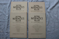 1936-1938 NATIONAL MATHEMATICS MAGAZINE - LOT OF 16 - O 3897