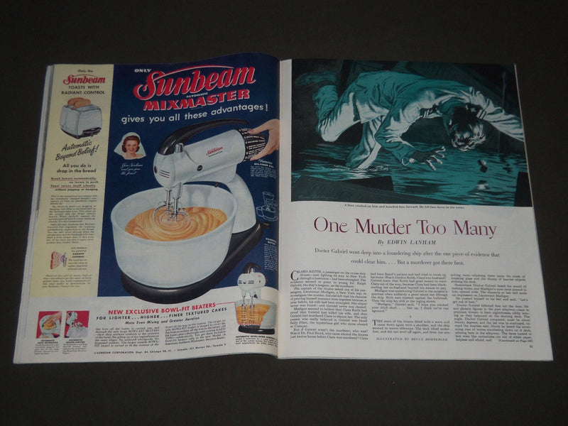 1952 JUNE 21 THE SATURDAY EVENING POST MAGAZINE - ILLUSTRATED COVER - SP 1921