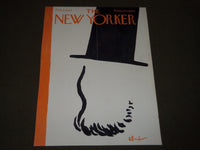 1963 FEBRUARY 9 NEW YORKER MAGAZINE FRONT COVER ONLY - GREAT ART FOR FRAMING