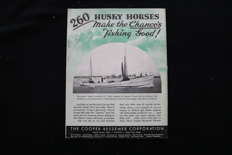 1938 JULY MOTORSHIP MAGAZINE - MOTORLINE OSLOFJORD COVER - E 10804