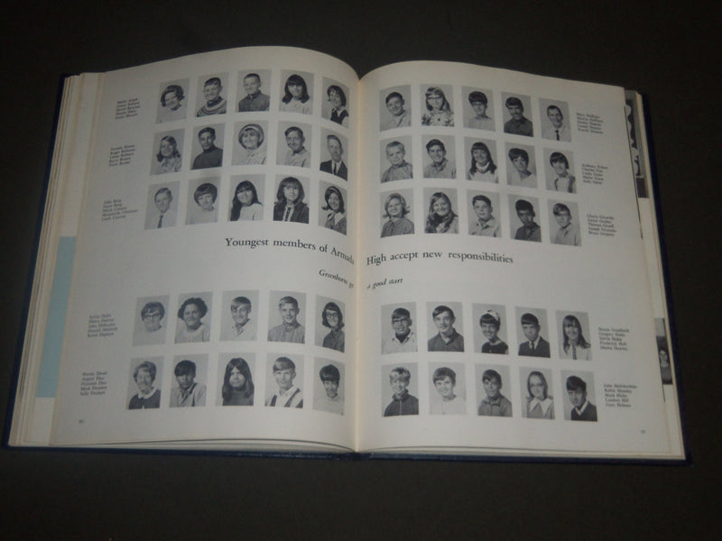1969 REGIT ARMADA AREA HIGH SCHOOL YEARBOOK - MICHIGAN - PHOTOS - YB 901