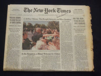 1998 AUG 2 NEW YORK TIMES NEWSPAPER -NYC TO RAID/CLOSE ADULT BUSINESSES- NP 7135