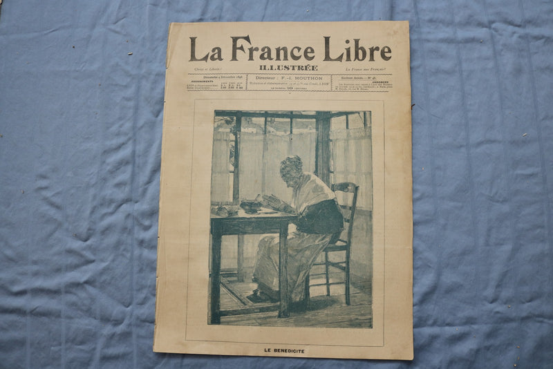 1898 LA FRANCE LIBRE ILLUSTREE MAGAZINE - FRENCH - LOT OF 5 - O 3854