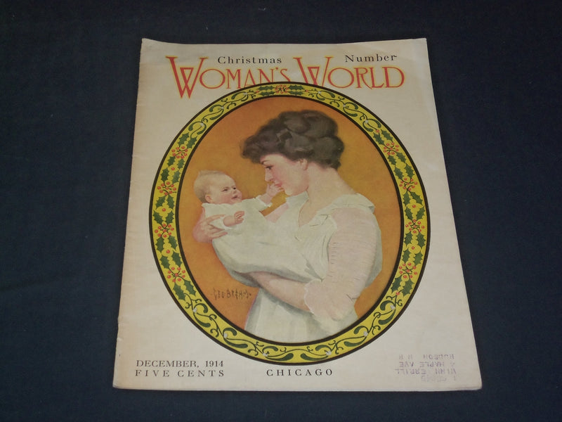 1914 DECEMBER WOMAN'S WORLD MAGAZINE - NICE ILLUSTRATIONS, STORIES & ADS - F 375