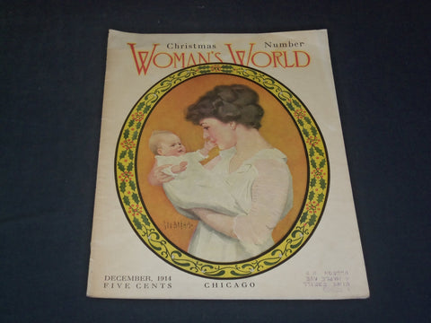 1914 DECEMBER WOMAN'S WORLD MAGAZINE - NICE ILLUSTRATIONS, STORIES & ADS - F 375