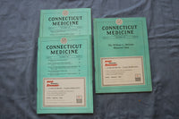 1959-1961 CONNECTICUT MEDICINE MAGAZINE - LOT OF 21 - O 3906
