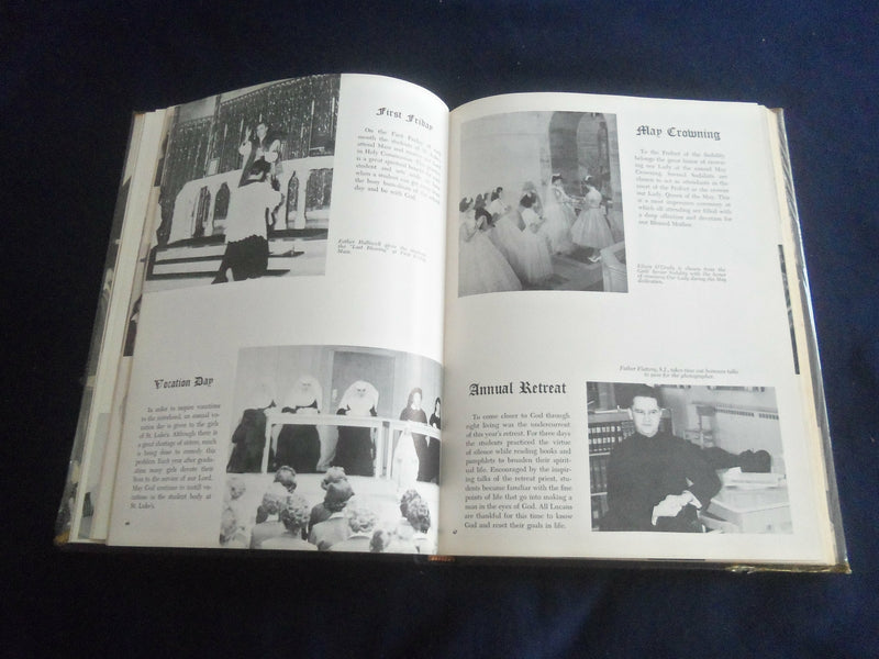 1960 PINDARIAN ST. LUKE'S HIGH SCHOOL YEARBOOK - HOHOKUS, NEW JERSEY - YB 2781