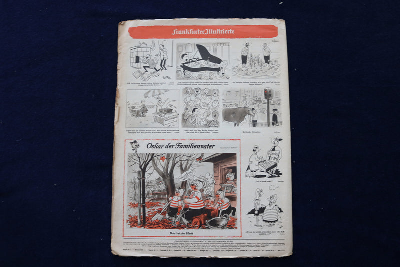 1954 OCT 16 FRANKFURTER ILLUSTRIERTE MAGAZINE COVER - AUDREY HEPBURN - E 23844