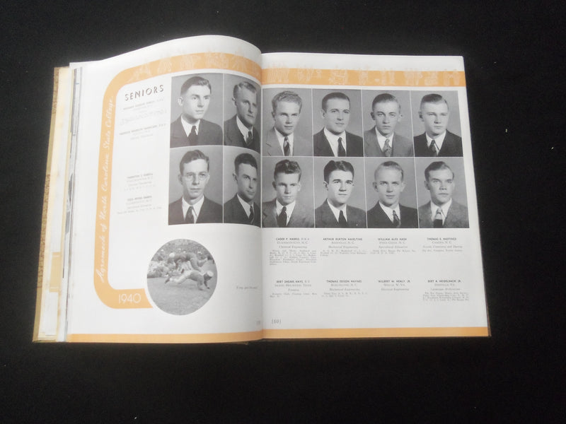 1940 AGROMECK NORTH CAROLINA STATE COLLEGE YEARBOOK - RALEIGH, NC - YB 2950