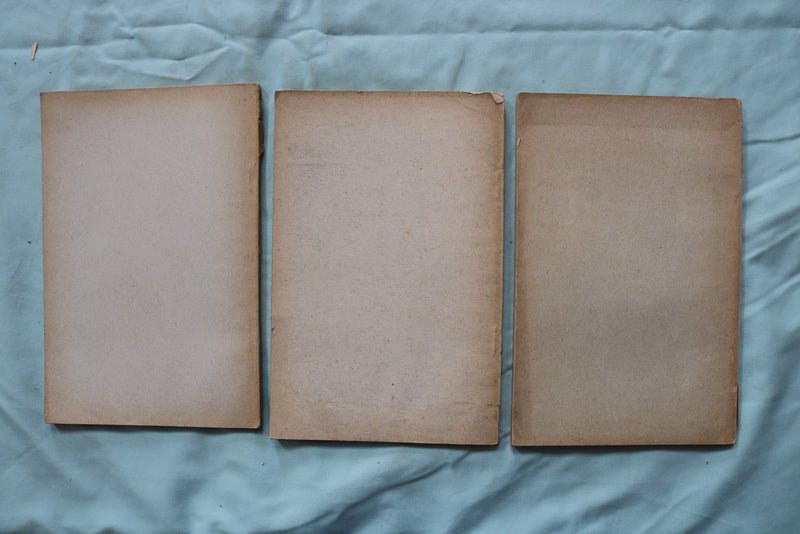 1907-1915 WISCONSIN RAILROAD COMMISSION REPORTS - LOT OF 3 - SOFTCOVER - K 3262