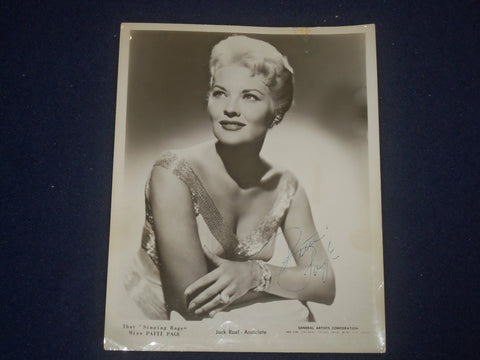 PATTI PAGE AUTOGRAPHED PHOTOGRAPH - J 6033