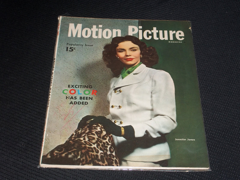 1947 JUNE MOTION PICTURE MAGAZINE - JENNIFER JONES FRONT COVER - E 1467