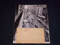 1940'S NEW YORK CITY PARKING BAN ORIGINAL BLACK & WHITE PHOTO - J 5575