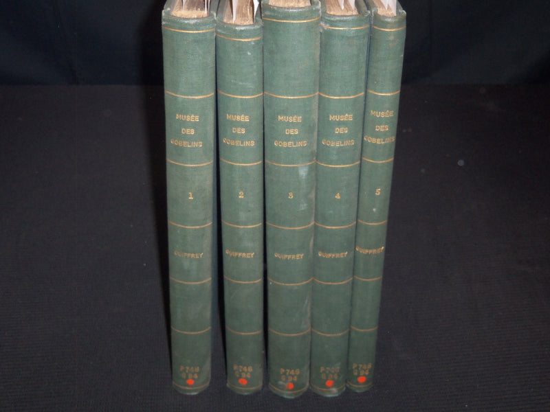 1900'S LES MODELES ET LE MUSEE DES GOBELINS VOLUMES 1-5 BY JULES GUIFFREY - #3