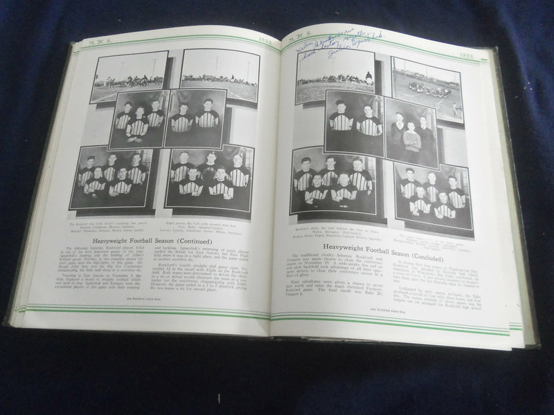 1933 THE ANNUAL ROCKFORD HIGH SCHOOL YEARBOOK - ROCKFORD, ILLINOIS - YB 2608