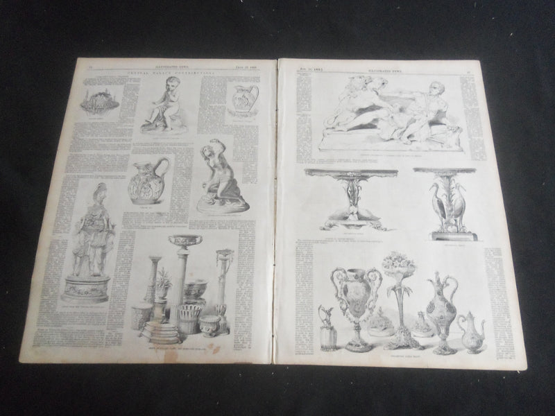 1853 AUGUST 20 ILLUSTRATED NEWS MAGAZINE - SMYRNA, ASIA MINOR - B 5531L