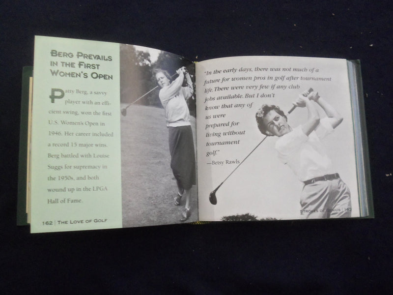 2005 THE LOVE OF GOLF HARDCOVER BOOK BY DAVE BARRETT - KD 8222