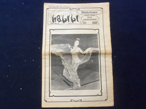 1975 HABIBI NEWSPAPER - VOLUME 2, NUMBER 5 - MIDDLE EASTERN DANCE/MUSIC- NP 6848