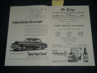 1951 DECEMBER 17 FANCY MEETING YOU AGAIN PROGRAM - WALTER MATTHAU - J 4213