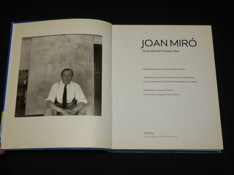 2002 JOAN MIRO SNAIL WOMAN FLOWER STAR SOFTCOVER BOOK BY STEPHAN WIESE - R 706R