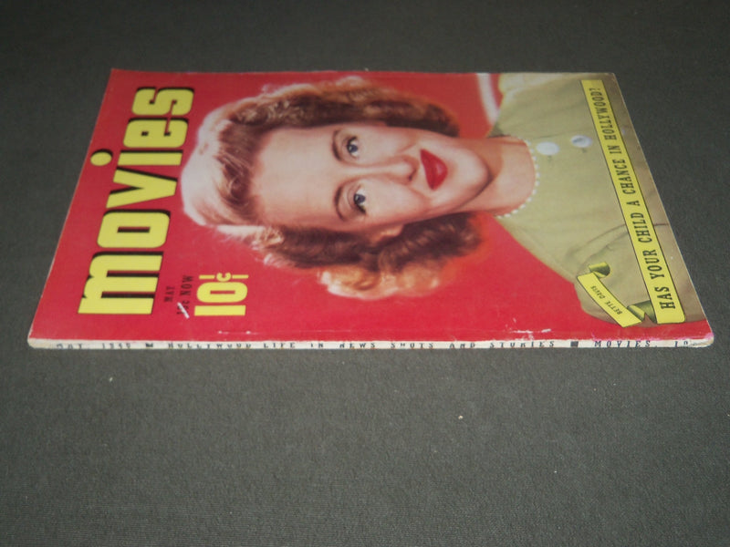 1940 MAY MOVIES MAGAZINE - BETTE DAVIS COVER - GREAT PHOTOS - M 162