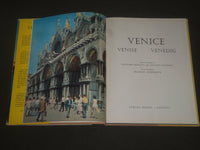 1961 VENICE BY LAZZARO DONATI & GIULIO GUAZZONI HARDCOVER BOOK - KD 4082