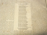 1850 OCTOBER 5 BOSTON MUSEUM NEWSPAPER - JENNY LIND CONCERT IN BOSTON - NP 9051
