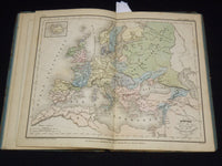 1842 PETIT ATLAS DE GEOGRAPHIE DU MOYEN AGE FRENCH ATLAS - GREAT MAPS - KD 7973