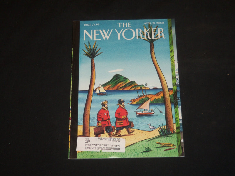 2008 APRIL 21 THE NEW YORKER MAGAZINE - ILLUSTRATED COVER - NY 2124