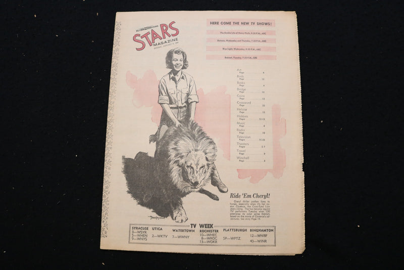 1966 JANUARY 9 STARS MAGAZINE - CHERYL MILLER COVER - E 25670