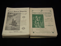 1920'S-1940'S PERRY'S MUSICAL MAGAZINES LOT OF 67 ISSUES - O 3817