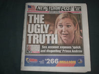 2019 DECEMBER 3 NEW YORK POST NEWSPAPER - SEX ACCUSER EXPOSES PRINCE ANDREW