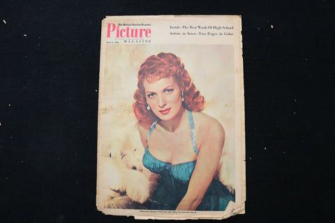 1952 APR 6 DES MOINES SUNDAY REGISTER MAGAZINE - MAUREEN O'HARA COVER - E 26330