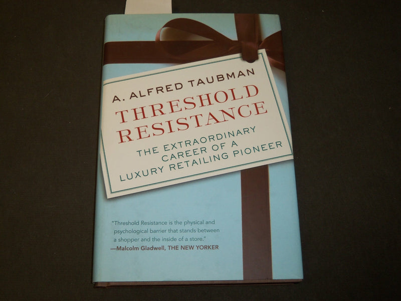 2007 THRESHOLD RESISTANCE BOOK INSCRIBED BY A. ALFRED TAUBMAN - KD 5330