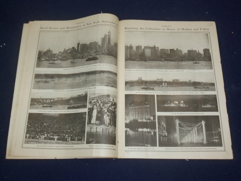 1909 OCTOBER 9 COLLIER'S MAGAZINE - NICE ILLUSTRATED COVER - ST 6686