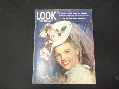 1945 APRIL 3 LOOK MAGAZINE - GREAT PHOTOS & ADS - ST 2008