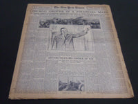 1930 FEB 2 NEW YORK TIMES SPECIAL & AUTO - BIG BILL TILDEN IN ACTION - NT 7002