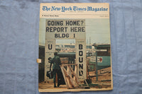 1968 JUNE 9 THE NEW YORK TIMES MAGAZINE - A VIET VET STARTS HOME COVER - NP 8469