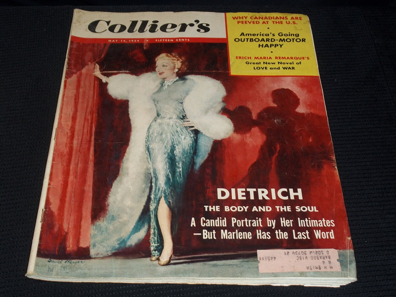 1954 MAY 14 COLLIER'S MAGAZINE - MARLENE DIETRICH FRONT COVER - E 5717