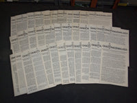 1972-1991 OHIO RACEWALKER NEWSLETTER MAGAZINE - LOT OF 223 - O 2910